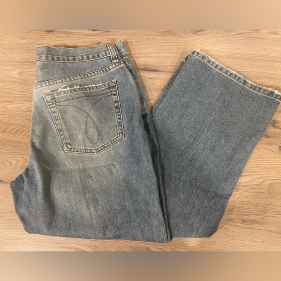 Calvin Klein Bootcut Light Wash Jeans Size 8 - Picture 2 of 9